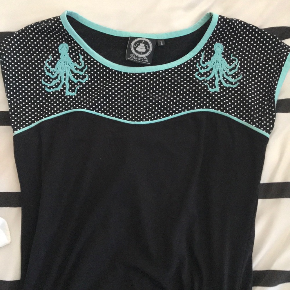 Rockabilly retro top by too fast